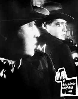 2019 Prints: M, (aka M - EINE STADT SUCHT EINEN MORDER), German lobbycard, Peter Lorre, 1931