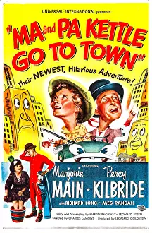 Sightseeing Prints: MA AND PA KETTLE GO TO TOWN, US poster