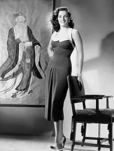 Images Dated 20th March 2014: MACAO, Jane Russell, in a dress by Michael Woulfe, 1952