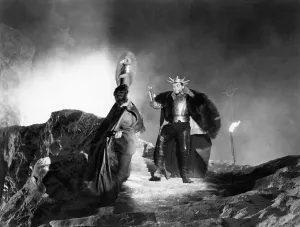Swordfight Prints: MACBETH, Dan O'Herlihy, Orson Welles, 1948