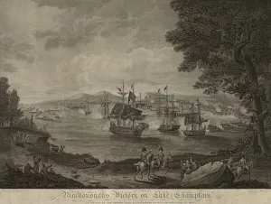 New Hampshire Prints: Macdonough's victory on Lake Champlain