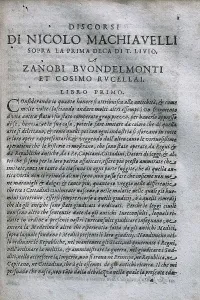 Machiavelli Prints: MACHIAVELLI, Niccol (1469-1527)