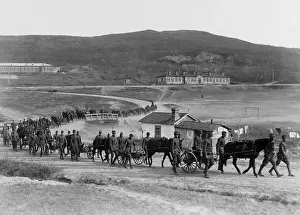 International Prints: US machine gun company near Vladivostok, Siberia, on Nov. 9, 1918