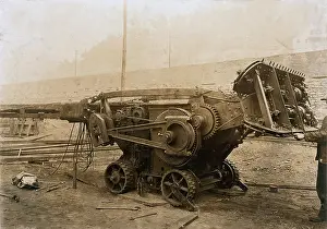 Machine Prints: Machine used in a mine that digs the coal and loads it on the car