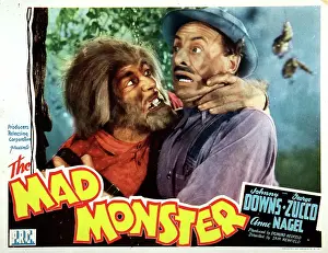 Attack Prints: THE MAD MONSTER, Glenn Strange (left), 1942