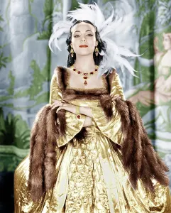 Feathers In Hair Prints: MADADE DU BARRY, Dolores del Rio, 1934