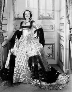 Panniers Prints: MADADE DU BARRY, Dolores del Rio, in a costume by Orry-Kelly, 1934