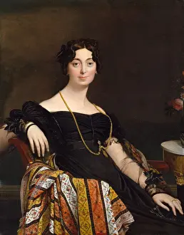 Leblanc Prints: MADAME JACQUES-LOUIS LEBLANC, by Jean Auguste Dominique Ingres