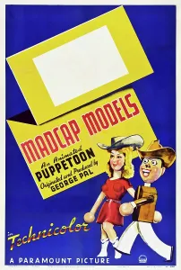 4hp Ec Prints: MADCAP MODELS, stock poster art featuring George Pal's Puppetoons, 1941