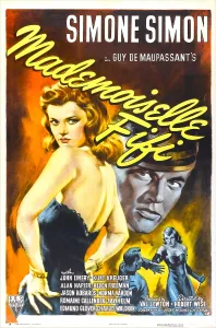 1944 Movies Prints: MADEMOISELLE FIFI, US poster, Simone Simon, Kurt Kreuger, 1944