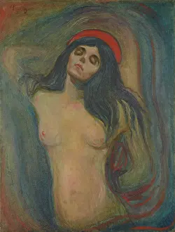 Expressionism Prints: Madonna, 1894, by Edvard Munch