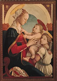 Sandro Filipepi Prints: Madonna and Child with an Angel