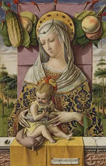 Renaissance Prints: MADONNA AND CHILD, by Carlo Crivelli