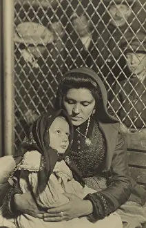 Decorated Prints: MADONNA AND CHILD, ELLIS ISLAND