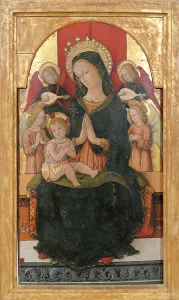 1480 Prints: Madonna and Child Enthroned with Four Angels