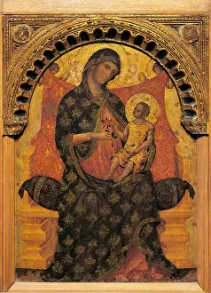 Carving Prints: Madonna with Child Enthroned, by Paolo Veneziano