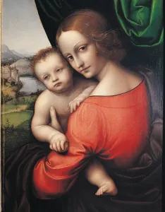 Care Prints: Madonna and Child, by Giovan Pietro Rizzoli known as Giampietrino