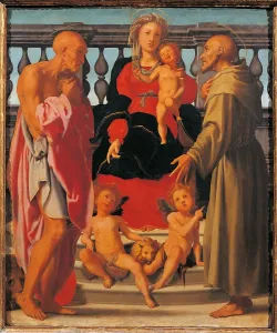 Steps Prints: Madonna and Child with Two Saints
