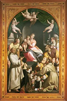 Habit Prints: Madonna with Child, the Saints Catherine