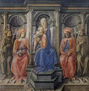 Steps Prints: Madonna with Child and Four Saints (Madonna col Bambino e quattro santi)