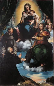 Mid Air Prints: Madonna and Child with St Joseph