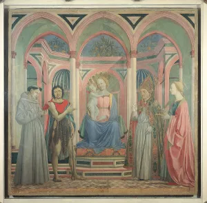 Gesturing Prints: Madonna with Child and Sts Lucy