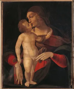 Part Of Prints: Madonna and Child, by Unknown Artist