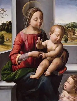 Tuscan Prints: MADONNA AND CHILD WITH THE YOUNG ST