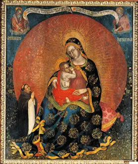 Mandorla Prints: Madonna of Humility, by Ranuccio Avari