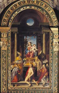 Picture Frame Prints: Madonna with St Anthony, St Nicholas