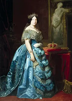 Isabella Ii 1830 1904 Prints: MADRAZO, Federico (1815-1894). Isabella II