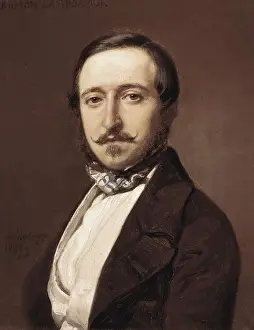 Federico 1815 1894 Prints: MADRAZO, Federico (1815-1894). Portrait of Ramon de Campoamor