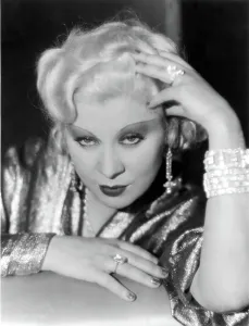 Hollywood Prints: Mae West, portrait, 1930s