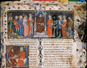 Decorative Objects Prints: Maestro del codice Latino 757, field Giovannino de Grassi