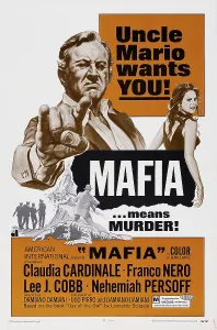 Crime Prints: MAFIA, US poster art, from left, Lee J. Cobb, Claudia Cardinale, 1968