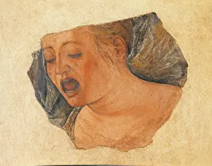 Suffering Prints: Magdalene (weeping woman), by Ercole De Roberti