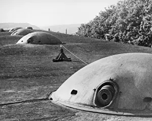 Lcgr1308 Prints: Maginot Line, on the French-German border, October 1938