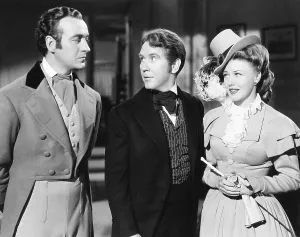 Burgess Prints: MAGNIFICENT DOLL, from left: David Niven as Aaron Burr