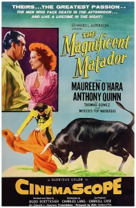 Bull Prints: THE MAGNIFICENT MATADOR, US poster art