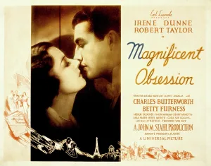 Lovers Prints: MAGNIFICENT OBSESSION, Irene Dunne, Robert Taylor, 1935