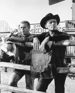 Saddle Prints: THE MAGNIFICENT SEVEN, from left, Steve McQueen, Yul Brynner, 1960