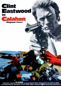 Collision Prints: MAGNUM FORCE, Clint Eastwood, (German poster art), 1973