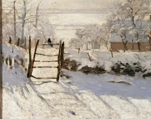 The Magpie, by Claude Monet, 1868 - 1869, 19th Century, oil on canvas, cm 89 x 130 - France, Ile de France, Paris, Muse dOrsay, RF1984-164