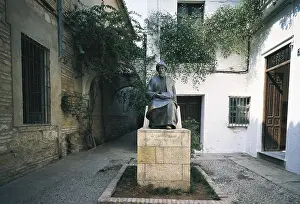 Bronze Prints: MAIMONIDES, Moses (1135-1204). Sculpture of Maimonides