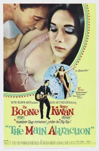 1962 Movies Prints: THE MAIN ATTRACTION, US poster art, from left: Pat Boone, Nancy Kwan, 1962