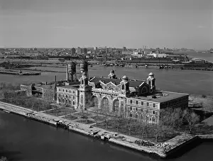 Inspection Prints: The Main Building of Ellis Island opened in Dec. 1990