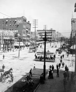 Trolley Prints: Main Street, Salt Lake City, Utah c. 1908