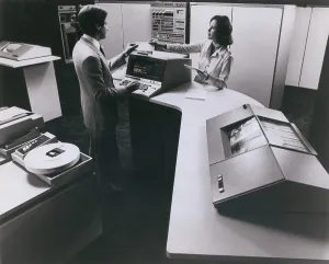 Progress Prints: Mainframe computer Sperry UNIVAC 90/80 was released in 1976 by the Sperry Rand Corporation to compete with the IBM