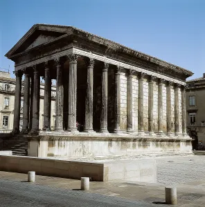 Gard Prints: Maison Carre. 14 -1 BC. FRANCE