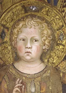 Frontal Prints: Majesty, by Simone Martini, 1313 - 1315